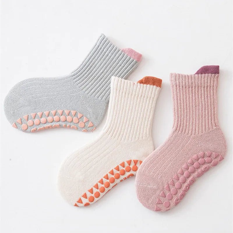 Lot de 3 Paires de Chaussettes Antidérapantes - deslyshopping