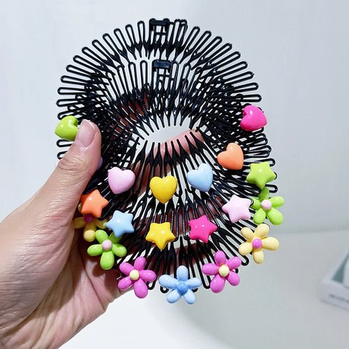 Lot de 3 peignes à cheveux colorés - deslyshopping
