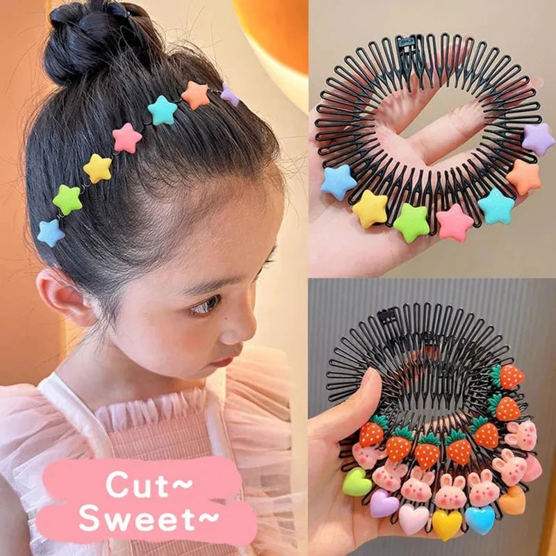 Lot de 3 peignes à cheveux colorés - deslyshopping