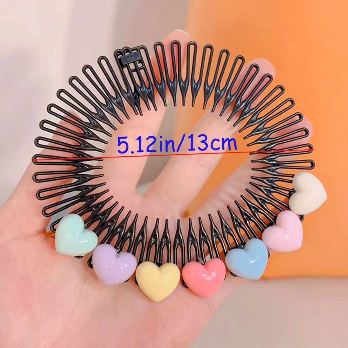 Lot de 3 peignes à cheveux colorés - deslyshopping