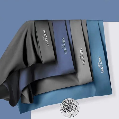 Lot de 4 boxers en soie glacée - deslyshopping