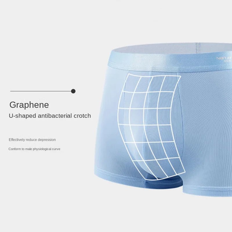 Lot de 4 boxers en soie glacée - deslyshopping
