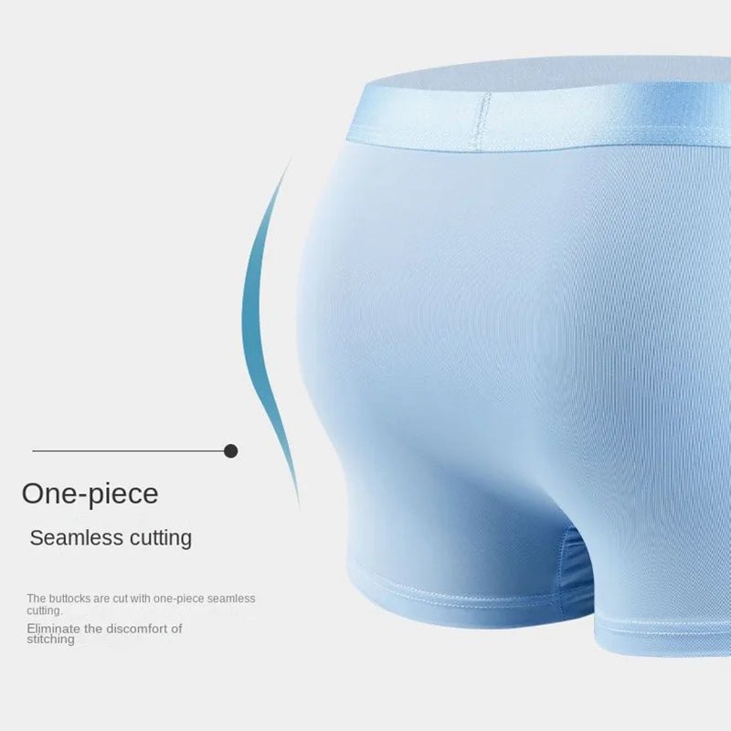 Lot de 4 boxers en soie glacée - deslyshopping