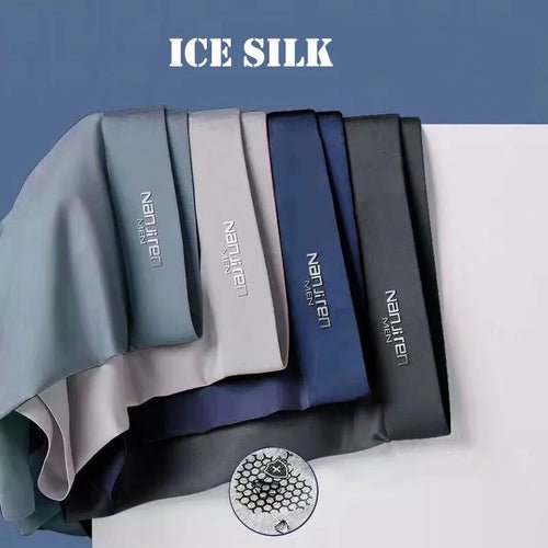 Lot de 4 boxers en soie glacée - deslyshopping
