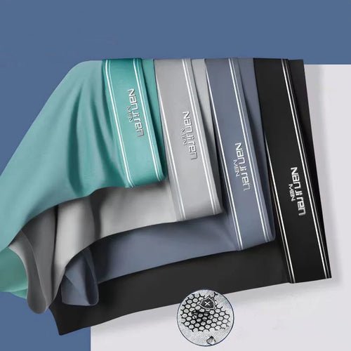 Lot de 4 boxers en soie glacée - deslyshopping