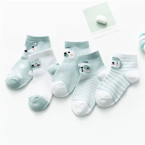 Lot de 5 Paires de Chaussettes Bébé - deslyshopping