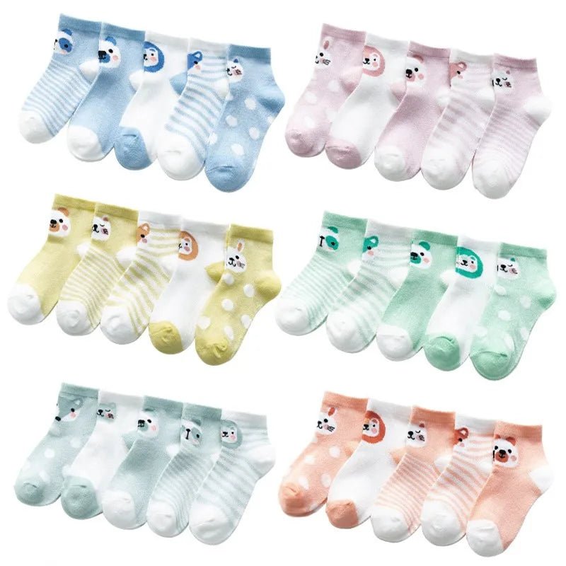Lot de 5 Paires de Chaussettes Bébé - deslyshopping