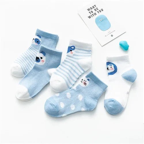 Lot de 5 Paires de Chaussettes Bébé - deslyshopping