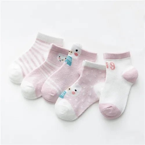 Lot de 5 Paires de Chaussettes Bébé - deslyshopping