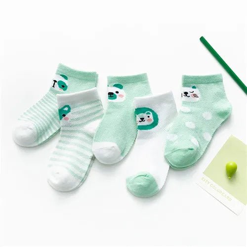 Lot de 5 Paires de Chaussettes Bébé - deslyshopping