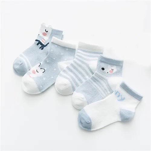 Lot de 5 Paires de Chaussettes Bébé - deslyshopping