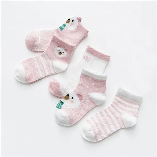 Lot de 5 Paires de Chaussettes Bébé - deslyshopping
