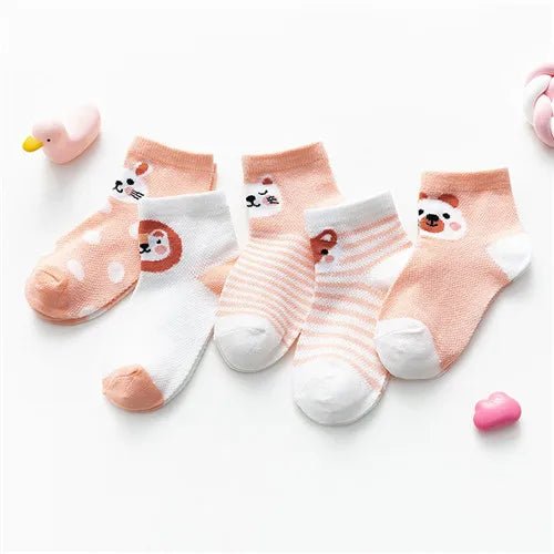 Lot de 5 Paires de Chaussettes Bébé - deslyshopping