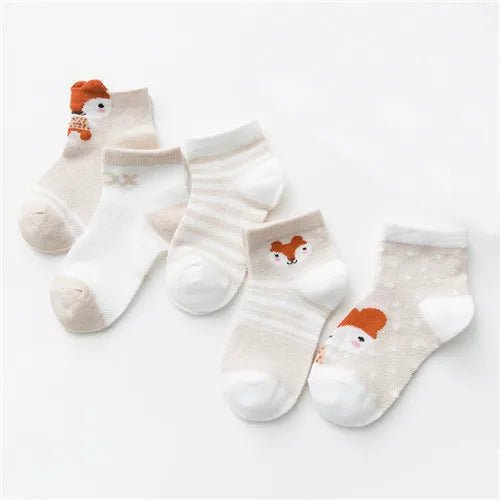 Lot de 5 Paires de Chaussettes Bébé - deslyshopping