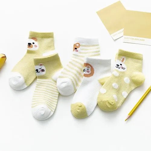 Lot de 5 Paires de Chaussettes Bébé - deslyshopping
