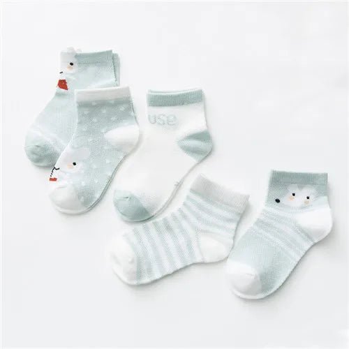 Lot de 5 Paires de Chaussettes Bébé - deslyshopping