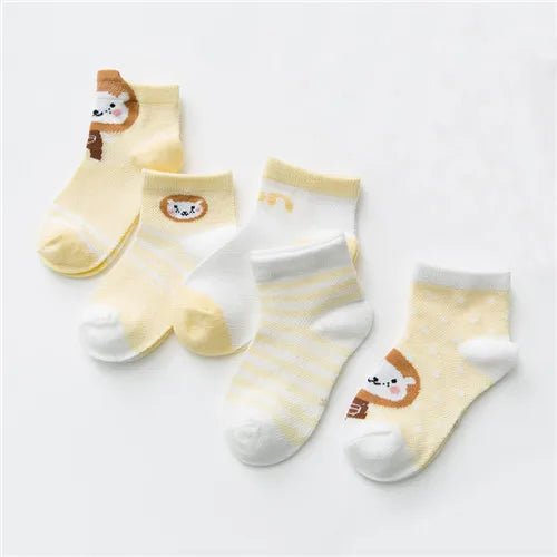 Lot de 5 Paires de Chaussettes Bébé - deslyshopping
