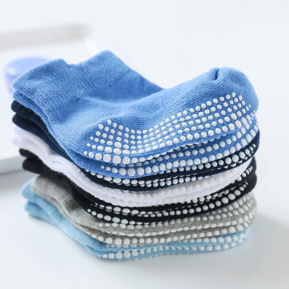 Lot de 6 Paires de Chaussettes Bateau Antidérapantes - deslyshopping