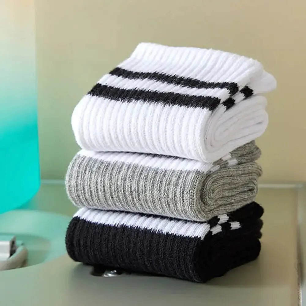 Lot de 6 paires de chaussettes mi - hautes - deslyshopping