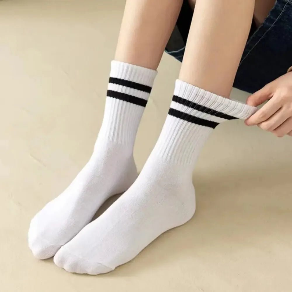 Lot de 6 paires de chaussettes mi - hautes - deslyshopping