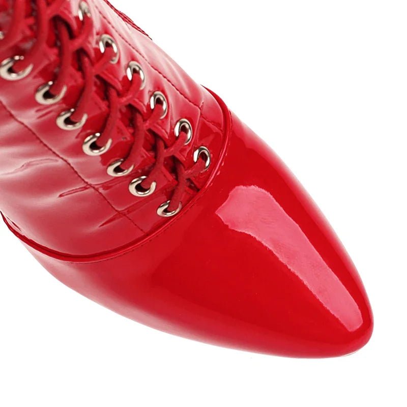 💃 Lucyever Cuissardes Croisées, Bout Pointu - deslyshopping