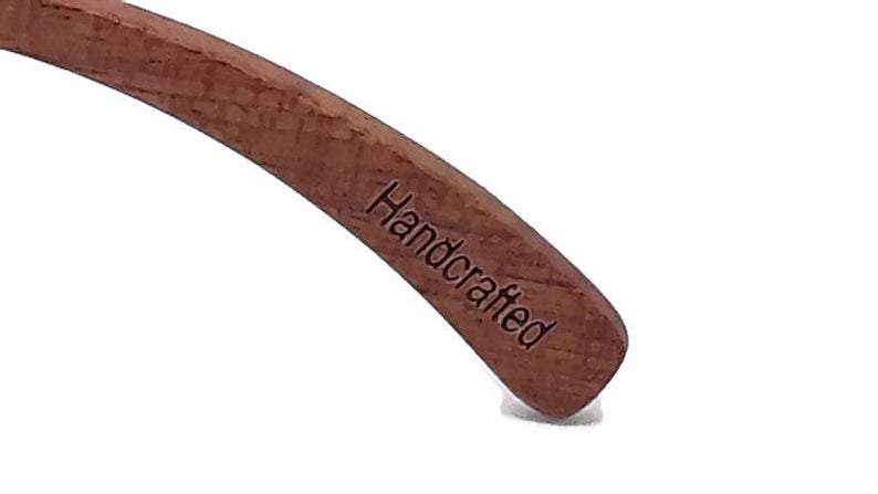 Lunettes de Soleil 100% Véritable Bois de Poirier Brésilien - deslyshopping