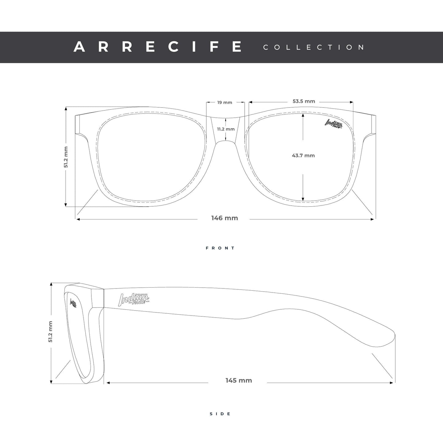 Lunettes de soleil Arrecife Camouflage / Noir - deslyshopping