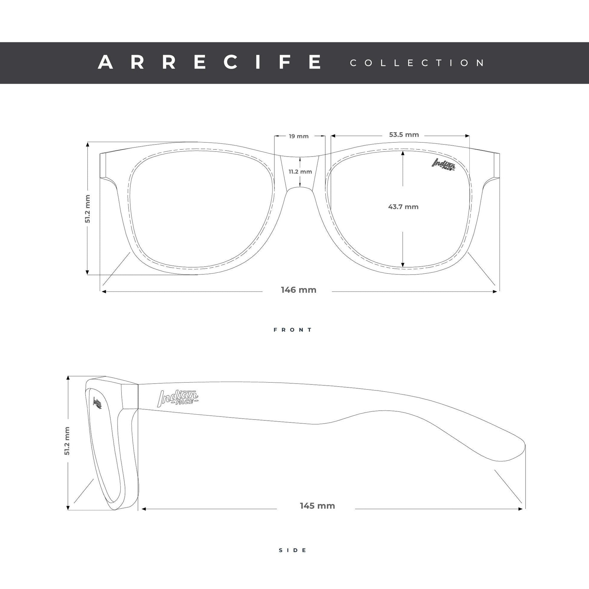 Lunettes de soleil Arrecife Camouflage / Noir - deslyshopping