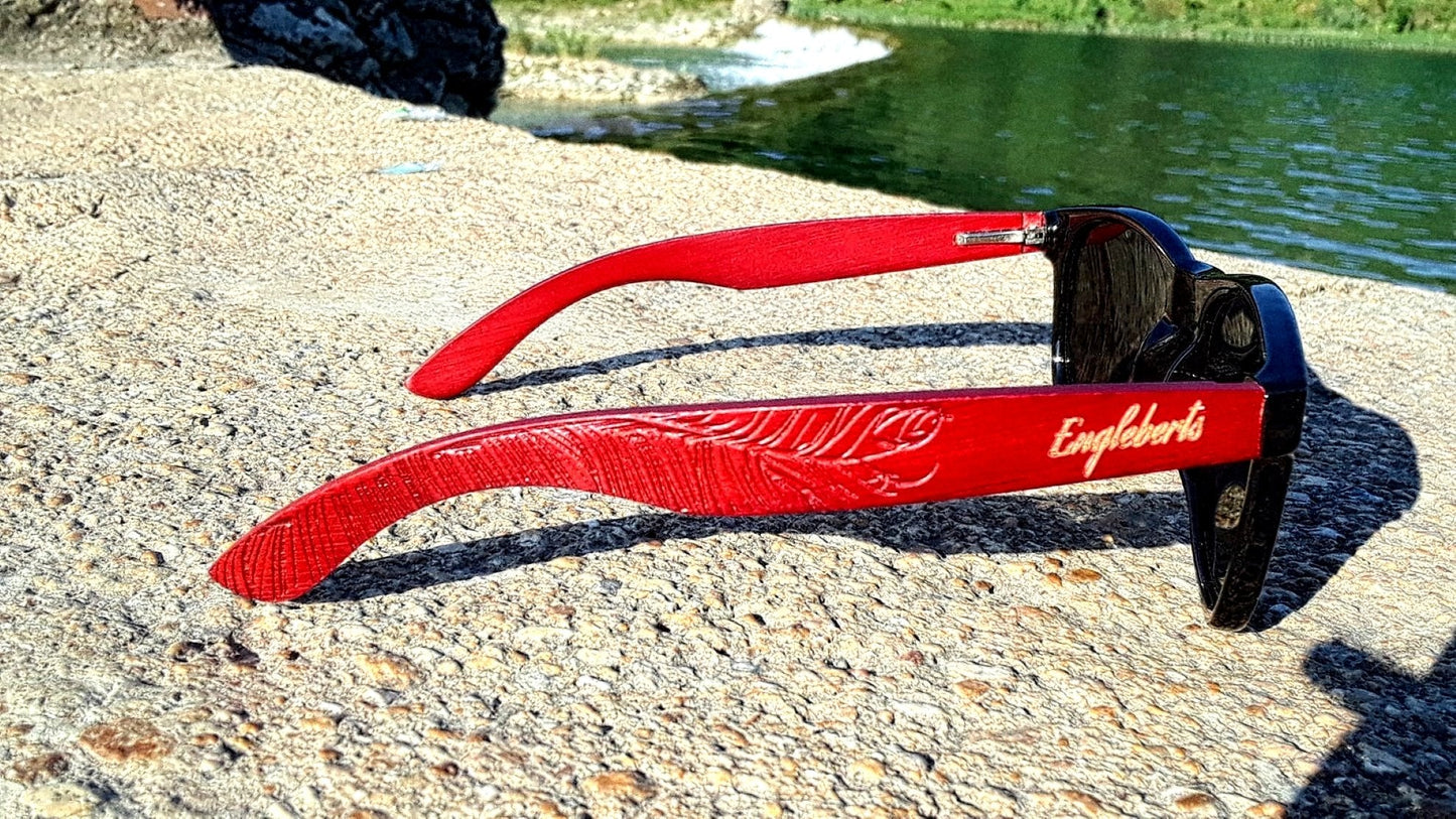 Lunettes de Soleil en Bois de Rose - deslyshopping