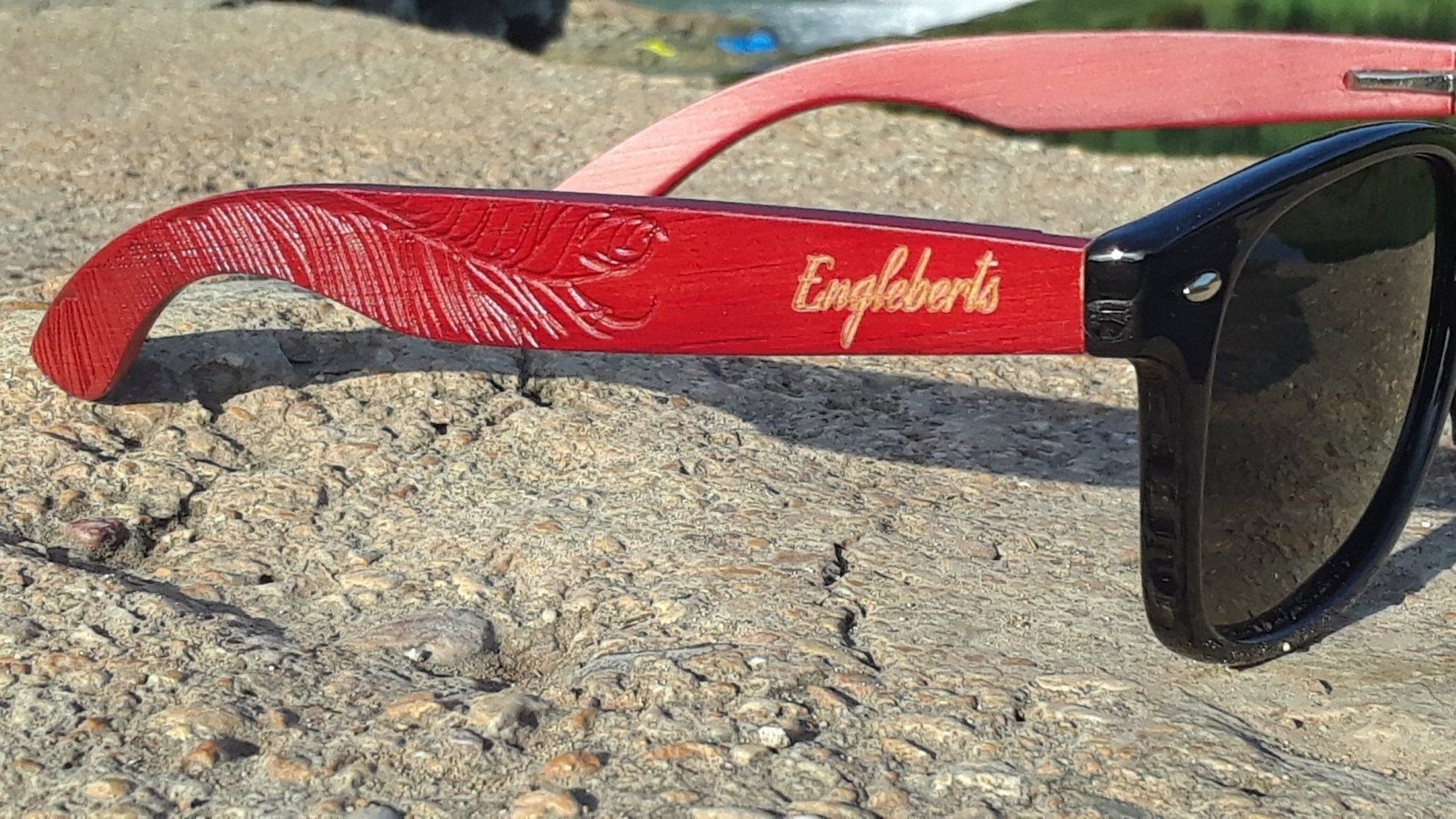 Lunettes de Soleil en Bois de Rose - deslyshopping