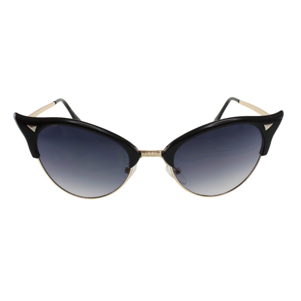 Lunettes de Soleil MQ Elsie en Noir/Fumé - deslyshopping