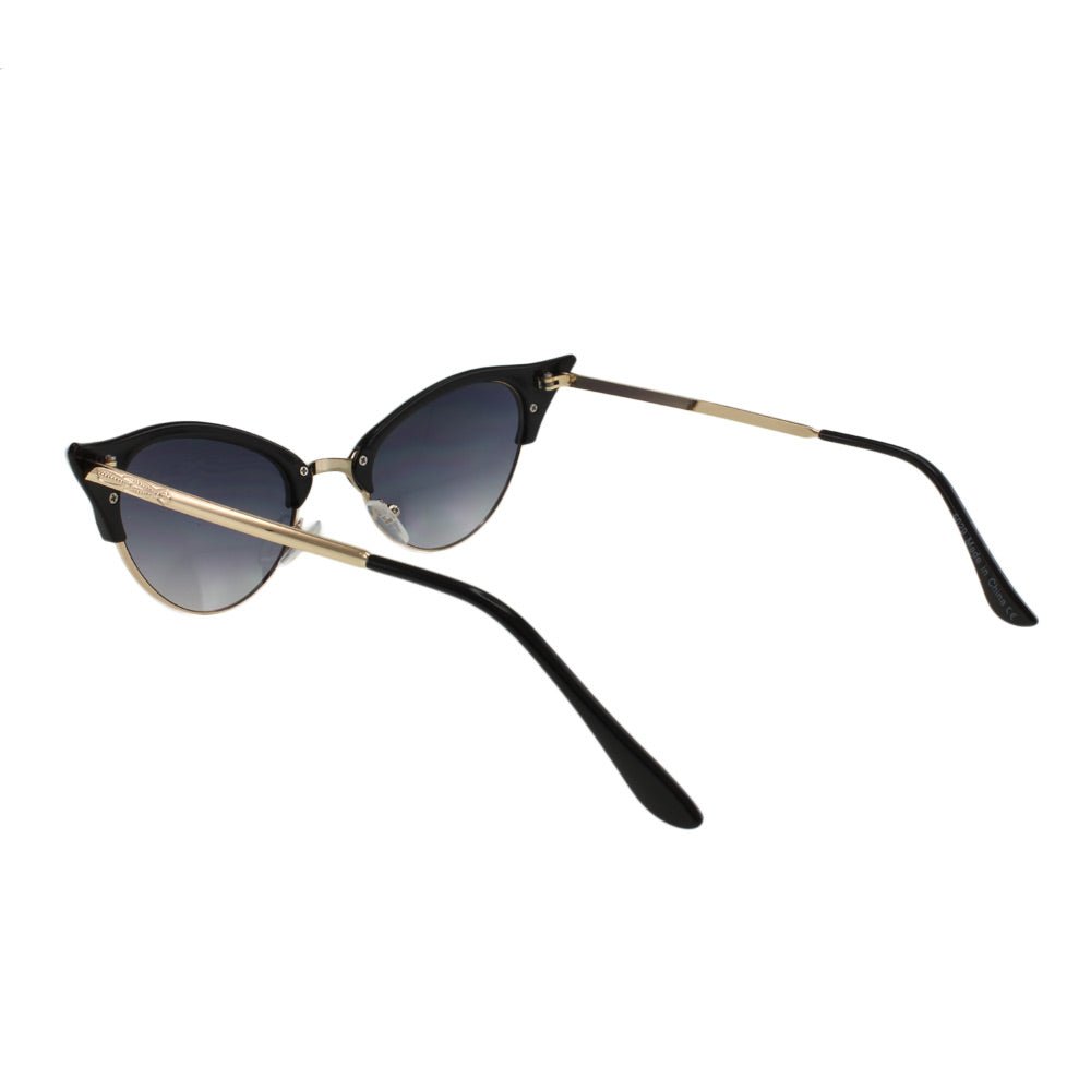 Lunettes de Soleil MQ Elsie en Noir/Fumé - deslyshopping