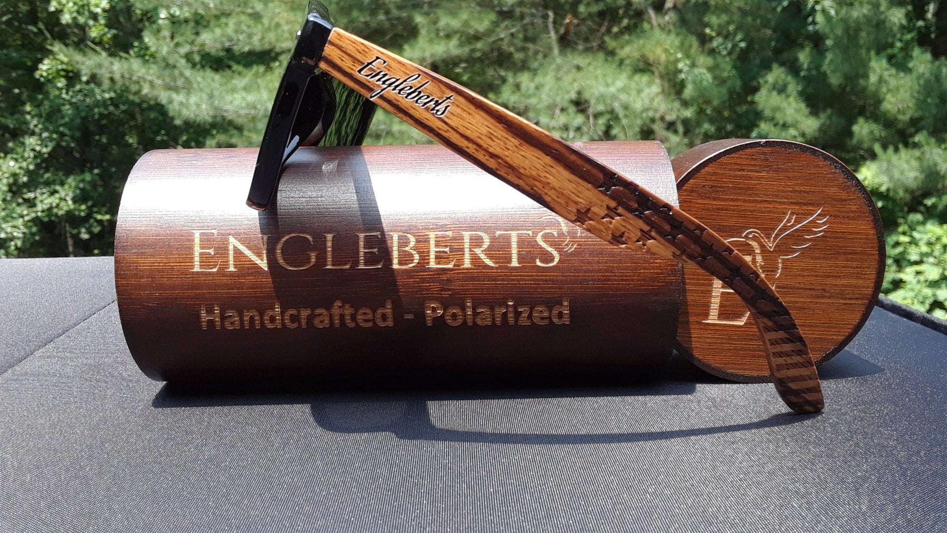 Lunettes de soleil Zebrawood Stars & Stripes - deslyshopping