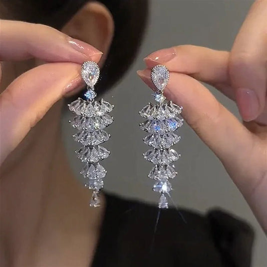 magnifiques Brincos en zircone cubique - deslyshopping
