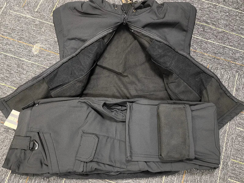 Manteau Chaud en Peluche + Pantalon Softshell - deslyshopping