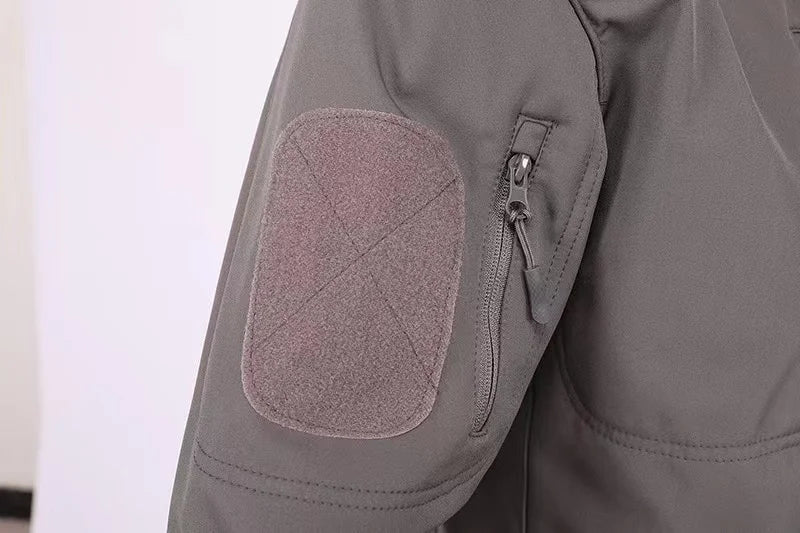 Manteau Chaud en Peluche + Pantalon Softshell - deslyshopping