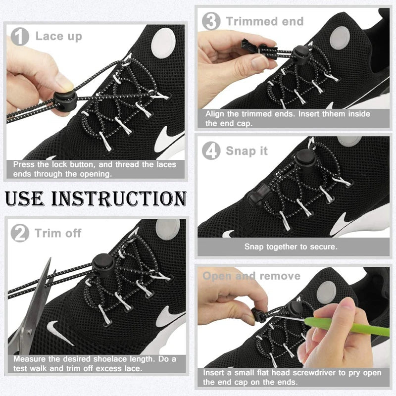 paire de lacets élastiques - deslyshopping