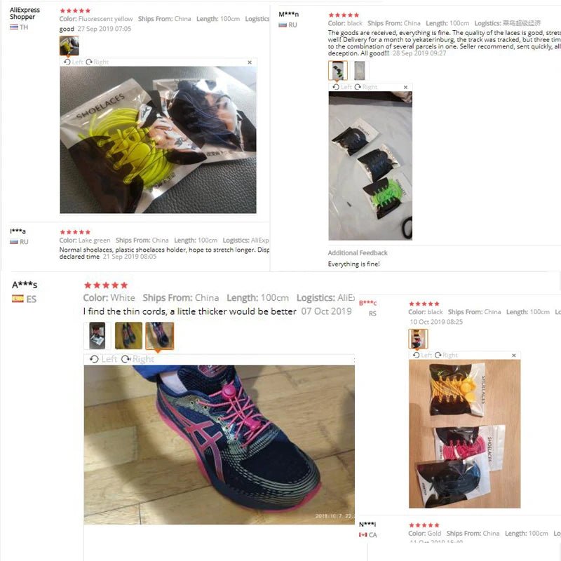 paire de lacets élastiques - deslyshopping