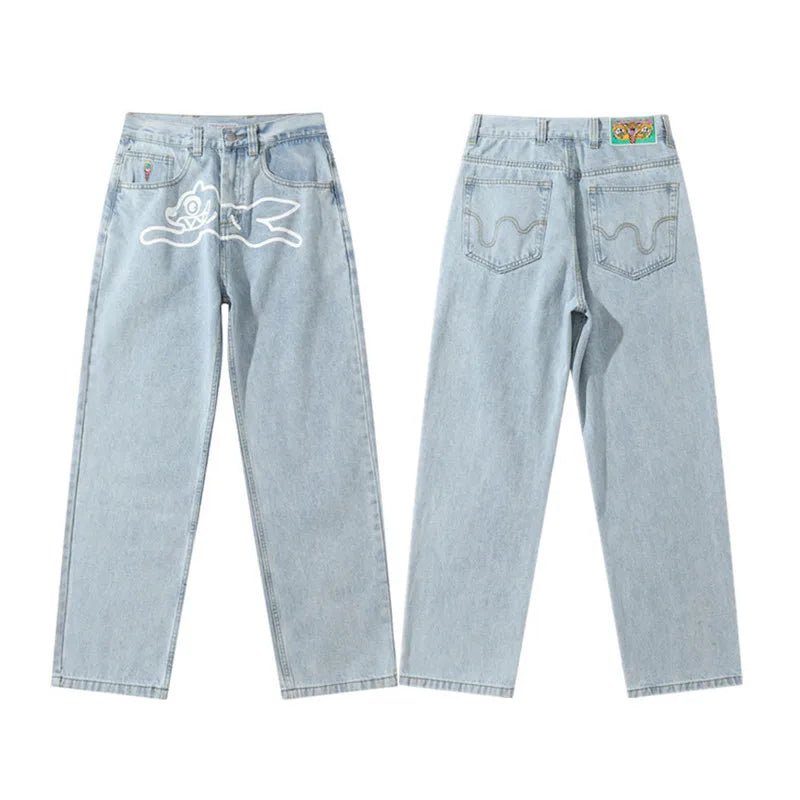 🐕 Pantalon Baggy Imprimé "Flying Dog" - deslyshopping