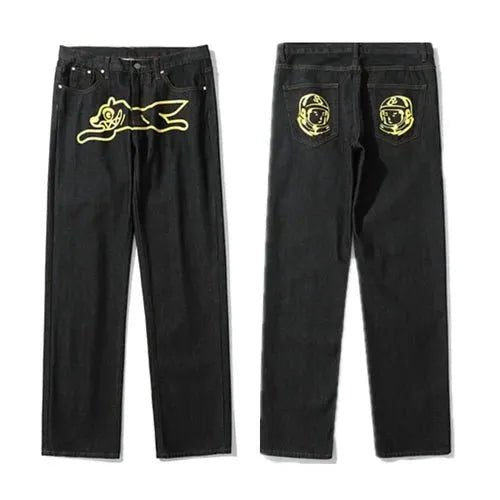 🐕 Pantalon Baggy Imprimé "Flying Dog" - deslyshopping