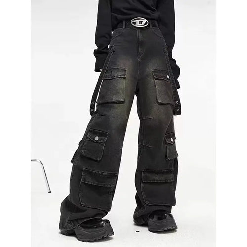 🖤 Pantalon Cargo Baggy Y2K - deslyshopping