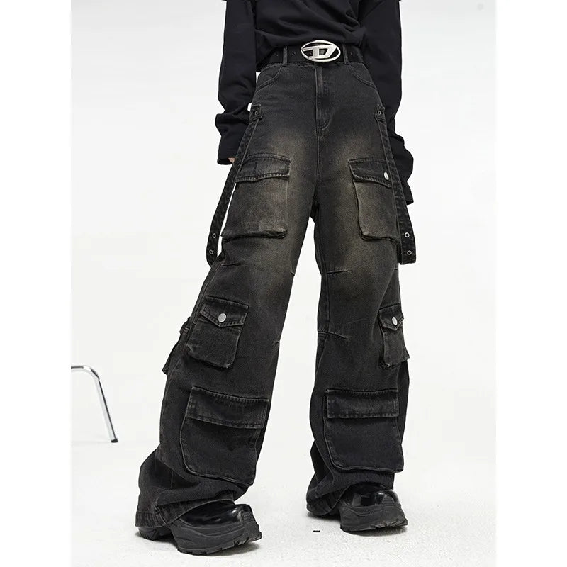 🖤 Pantalon Cargo Baggy Y2K - deslyshopping