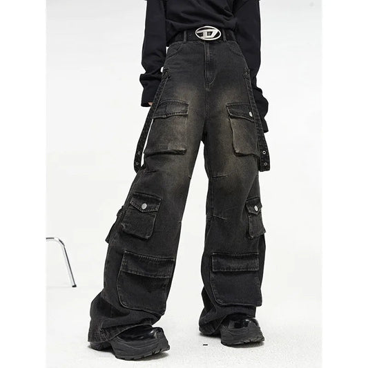 🖤 Pantalon Cargo Baggy Y2K - deslyshopping