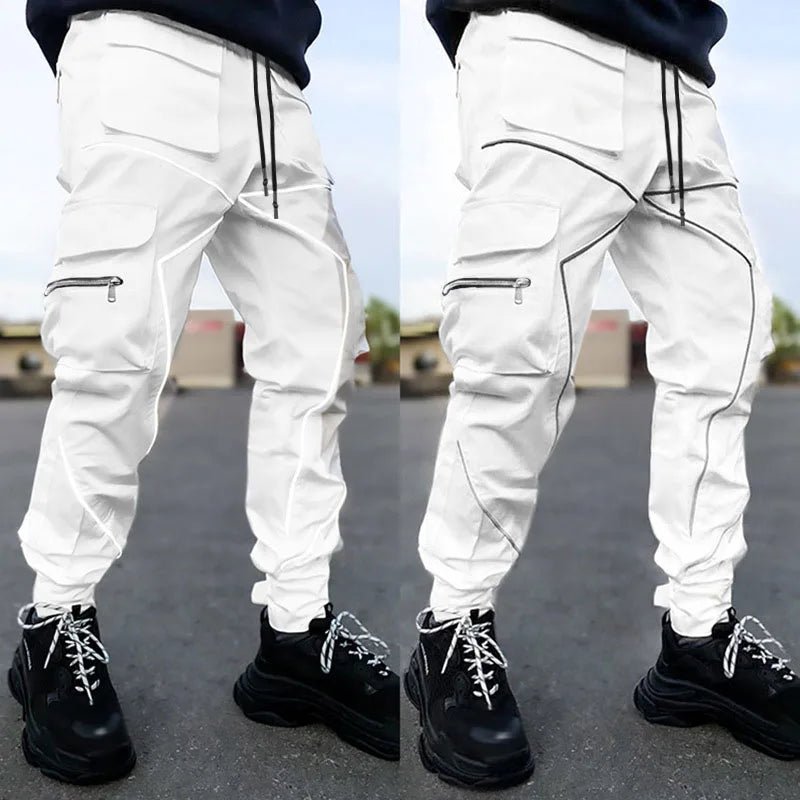🖤 Pantalon Cargo Noir Décontracté - deslyshopping