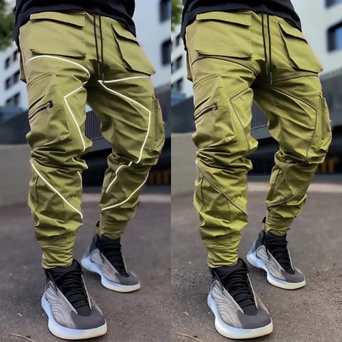 🖤 Pantalon Cargo Noir Décontracté - deslyshopping