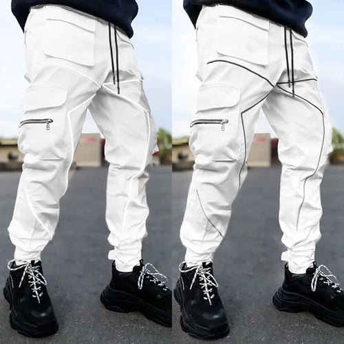 🖤 Pantalon Cargo Noir Décontracté - deslyshopping