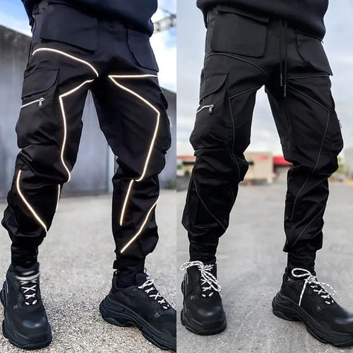🖤 Pantalon Cargo Noir Décontracté - deslyshopping