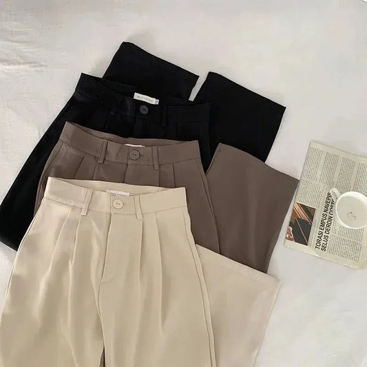 Pantalon Coupe Droite Élégante - deslyshopping