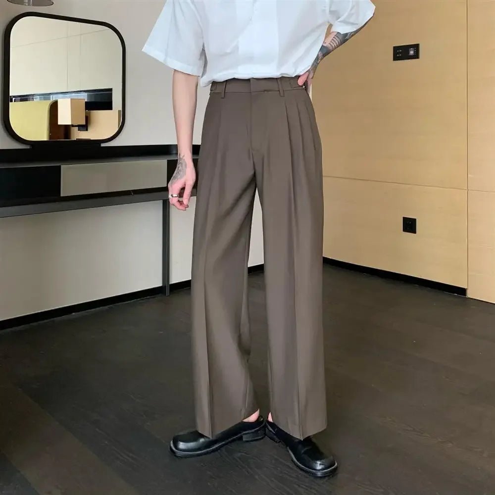 👔 Pantalon de Costume Blanc à Jambe Large 2024 - deslyshopping