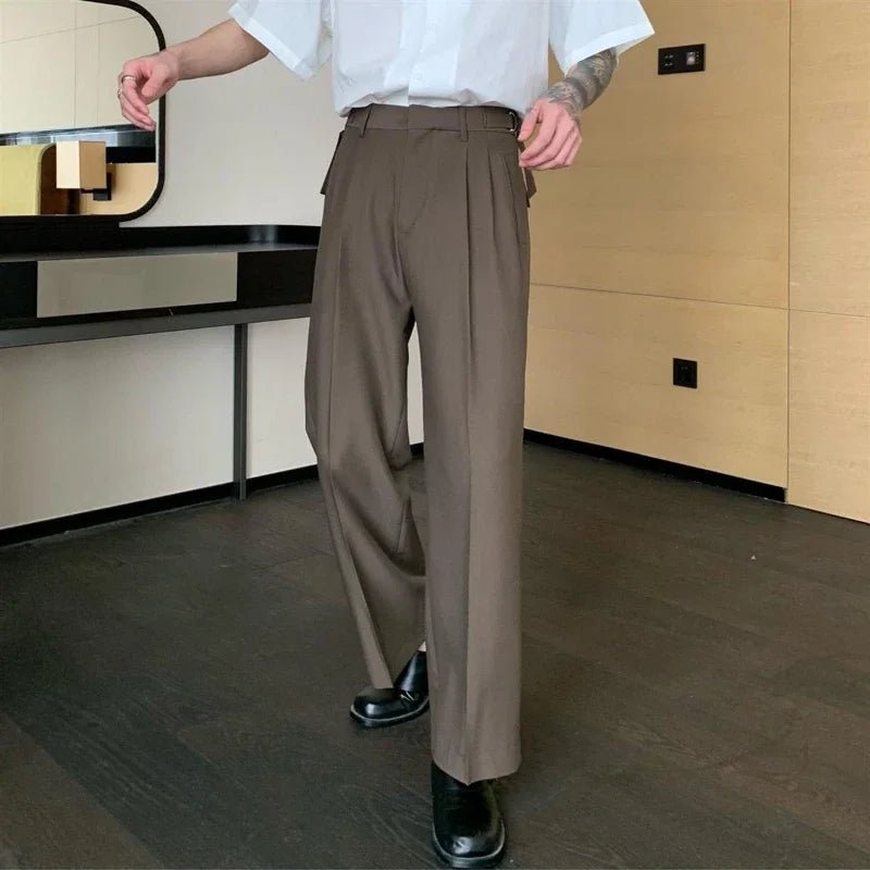 👔 Pantalon de Costume Blanc à Jambe Large 2024 - deslyshopping